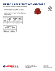 APC 6" Pitless Connector