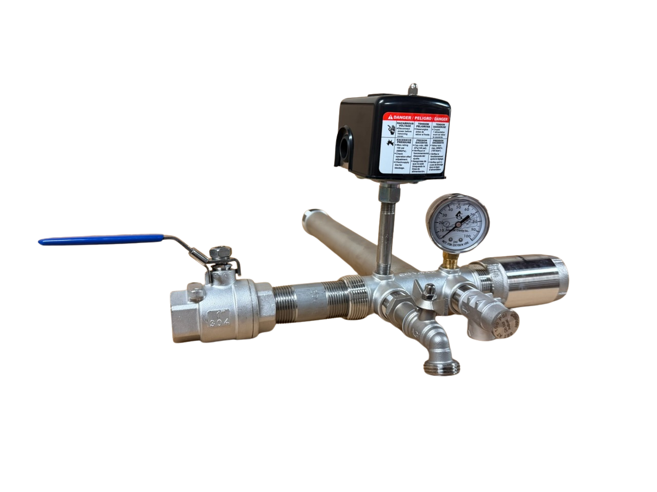 1″ Tank Tee Package Stainless Steel (No-Lead) – Complete Installation Kit