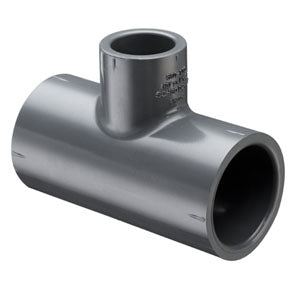 SCH 80 REDUCER SLIP TEE,  SOCKET x SOCKET x SOCKET